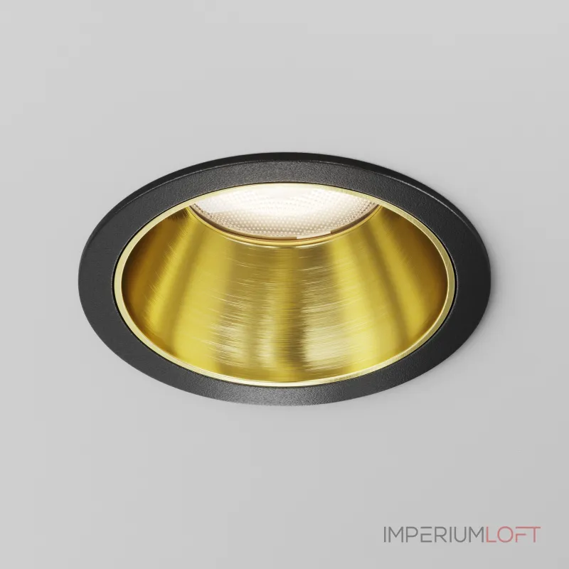 Декоративная рамка-отражатель для накладных светильников серии Alfa LED Maytoni Downlight Ring12-15W-RD-BS от ImperiumLoft