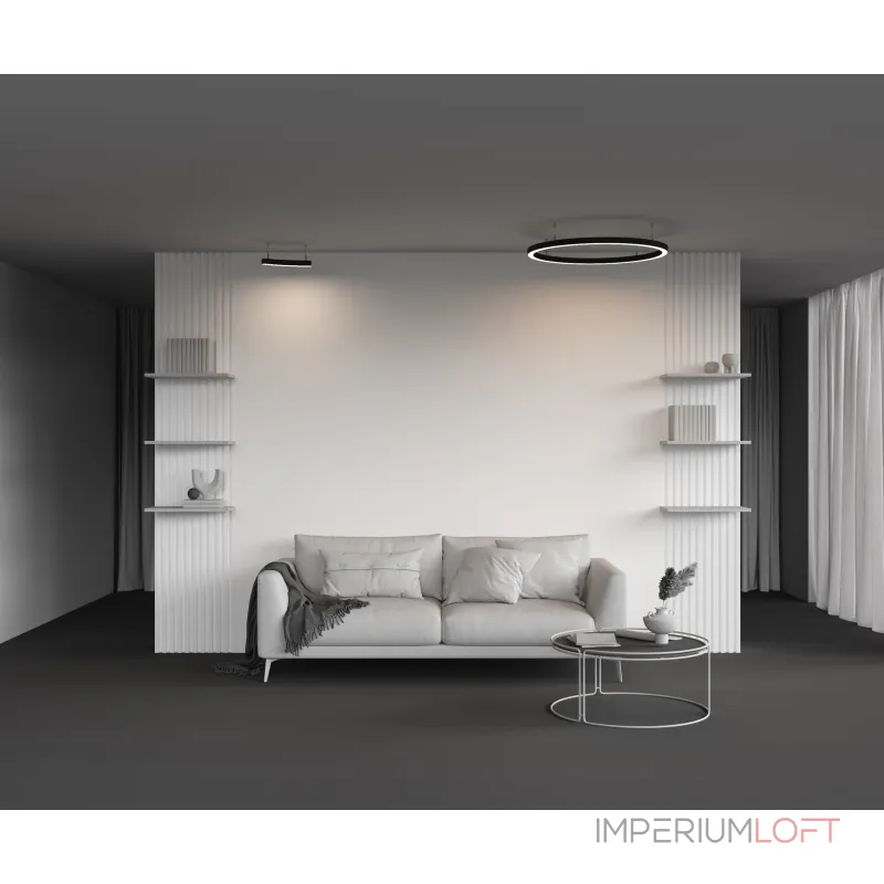 Радиусный профиль 35x35 ?800мм 1/8 круга черный Maytoni ALM-3535R-B-D-45°-0.8M от ImperiumLoft