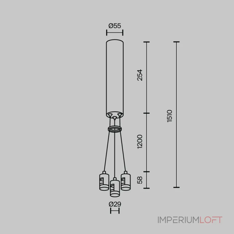 Подвесной набор с основанием под блок питания для круглого шинопровода Flarity латунь Maytoni FLARITY TRA154SW-BB-R-BS от ImperiumLoft Подвесной набор с основанием под блок питания для круглого шинопровода Flarity латунь Maytoni FLARITY TRA154SW-BB-R-BS от ImperiumLoft