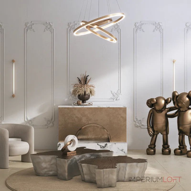 Подвесная люстра Rim MOD058PL-L74BK