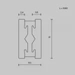Шинопровод накладной/подвесной Maytoni FLARITY TRX154-111B от ImperiumLoft