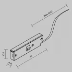 Ввод питания Levity Maytoni LEVITY TRA184B-1B-100 от ImperiumLoft