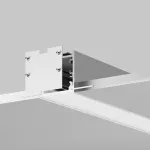 Алюминиевый профиль встраиваемый скрытого монтажа 72x36 (Серебро, 2 м), ALM-7236T-S-2M Maytoni 636010 от ImperiumLoft