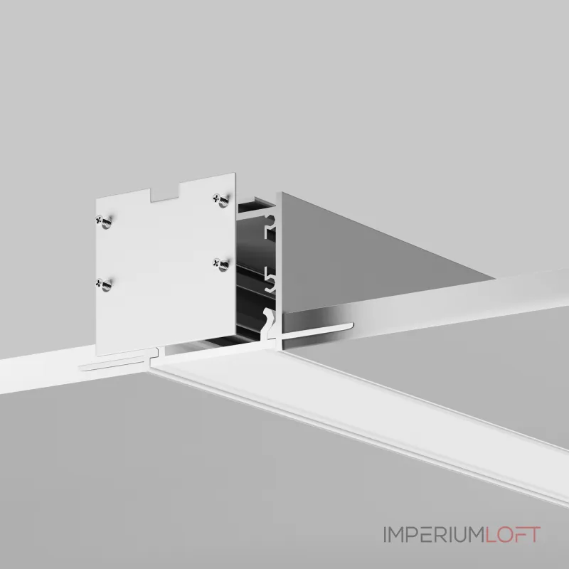 Алюминиевый профиль встраиваемый скрытого монтажа 72x36 (Серебро, 2 м), ALM-7236T-S-2M Maytoni 636010 от ImperiumLoft