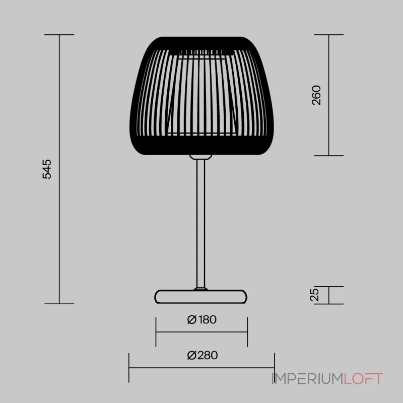 Настольный светильник Maytoni MOD409TL-01B от ImperiumLoft