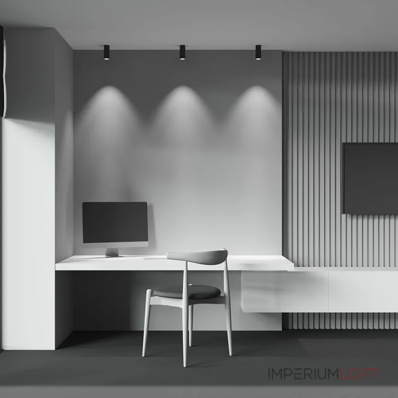 Потолочный светильник Maytoni FOCUS LED C056CL-L12B2.7K-W-B от ImperiumLoft