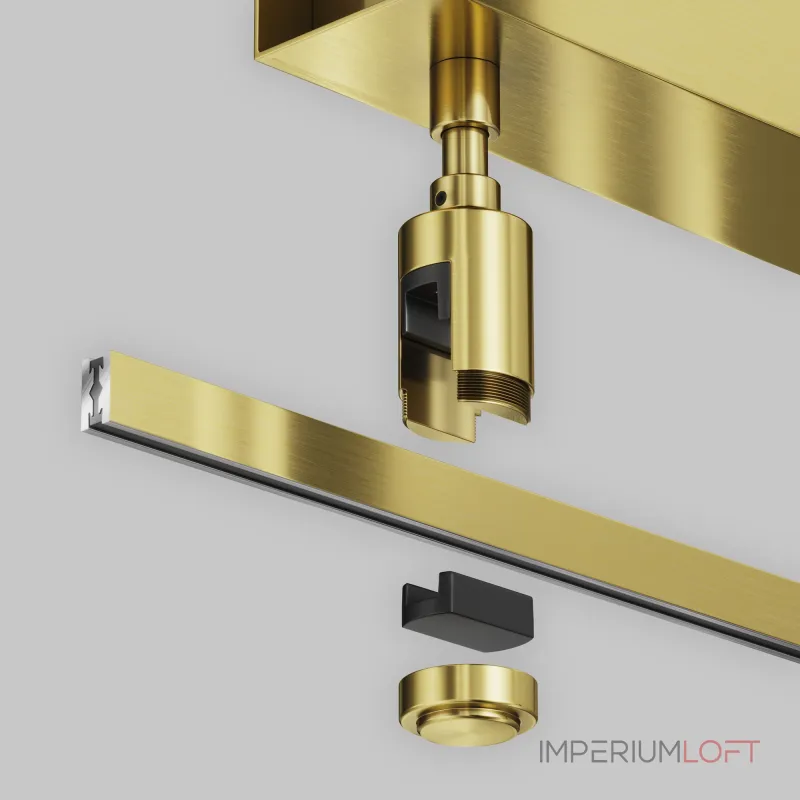 Основание потолочное Short для блока питания с вводом питания Flarity латунь Maytoni FLARITY TRA156C-BB1-BS от ImperiumLoft