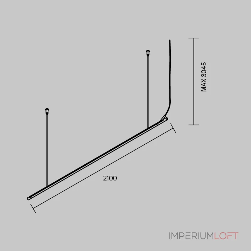 Шинопровод подвесной 2м горизонтальный Maytoni Busbar trunkings Arity TRX233-HL-2B от ImperiumLoft Шинопровод подвесной 2м горизонтальный Maytoni Busbar trunkings Arity TRX233-HL-2B от ImperiumLoft