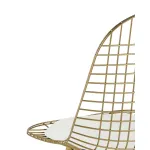 Eiffel из металла цвет золото с белой подушкой из экокожи от ImperiumLoft