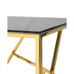 55*55 АРТ ДЕКО золото стекло smoke, каркас нержавеющая сталь от ImperiumLoft