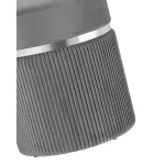 Миранда с ящиком серебро велюр серый от ImperiumLoft