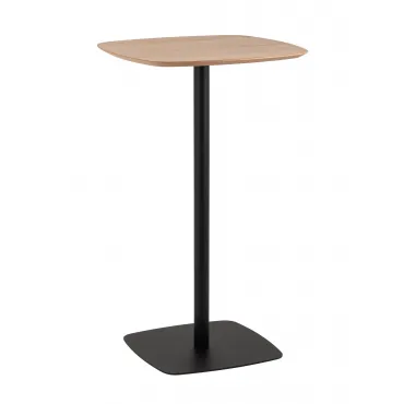 Стол барный Form 60*60 светлое дерево/черный