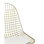 Eiffel из металла цвет золото с белой подушкой из экокожи от ImperiumLoft