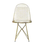 Eiffel из металла цвет золото с белой подушкой из экокожи от ImperiumLoft