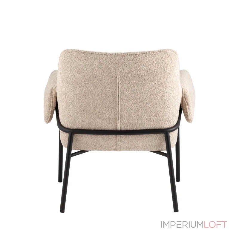 Кресло лаунж Бесс альпака бежевый от ImperiumLoft
