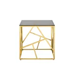 55*55 АРТ ДЕКО золото стекло smoke, каркас нержавеющая сталь от ImperiumLoft