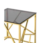 55*55 АРТ ДЕКО золото стекло smoke, каркас нержавеющая сталь от ImperiumLoft