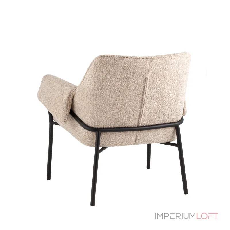 Кресло лаунж Бесс альпака бежевый от ImperiumLoft