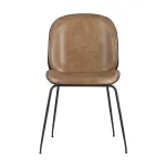 Beetle PU бежевый, металлический каркас, черные ножки от ImperiumLoft