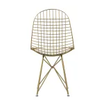 Eiffel из металла цвет золото с белой подушкой из экокожи от ImperiumLoft