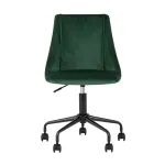 Сиана зеленый обивка велюр крестовина металл черный механизм регулировки высоты от ImperiumLoft