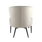 лаунж Royal велюр светло-серый ножки металл от ImperiumLoft