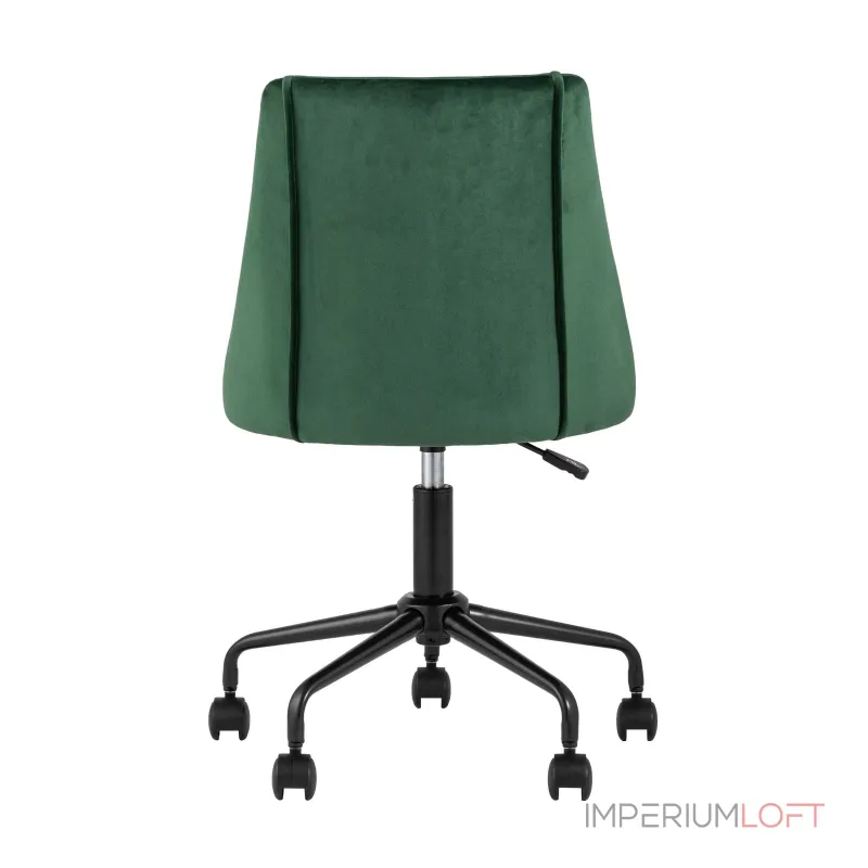 Сиана зеленый обивка велюр крестовина металл черный механизм регулировки высоты от ImperiumLoft
