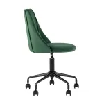 Сиана зеленый обивка велюр крестовина металл черный механизм регулировки высоты от ImperiumLoft