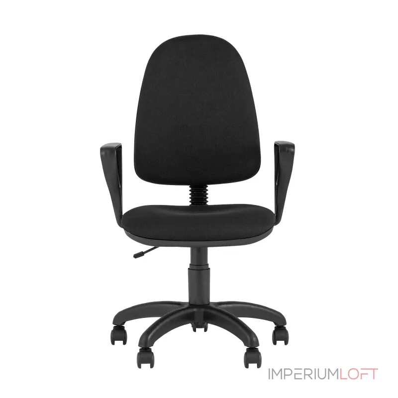 офисное Престиж черное обивка ткань крестовина пластик от ImperiumLoft