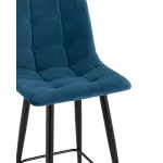 Джанго велюр синий ножки металл высота сиденья 60 см от ImperiumLoft