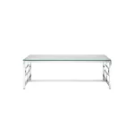 120*60 БРУКЛИН серебро, каркас нержавеющая сталь от ImperiumLoft