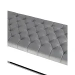 ИНСИГНИЯ серый велюр нержавеющая сталь серебро от ImperiumLoft