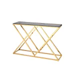 ИНСИГНИЯ 115*30 золото стекло smoke, каркас нержавеющая сталь от ImperiumLoft