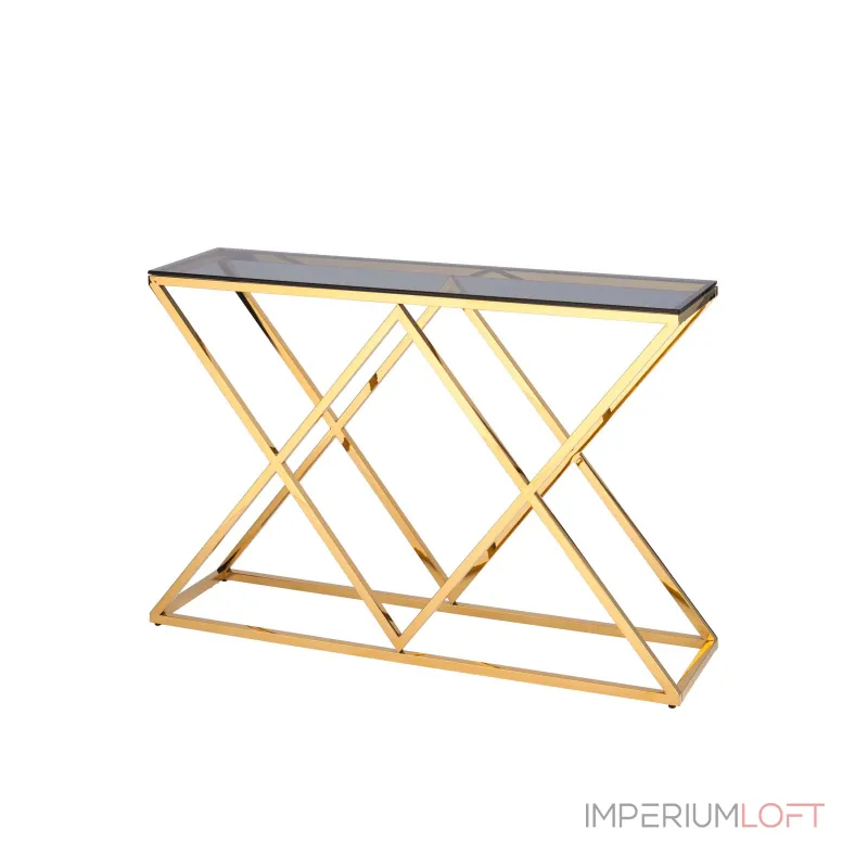 ИНСИГНИЯ 115*30 золото стекло smoke, каркас нержавеющая сталь от ImperiumLoft ИНСИГНИЯ 115*30 золото стекло smoke, каркас нержавеющая сталь от ImperiumLoft