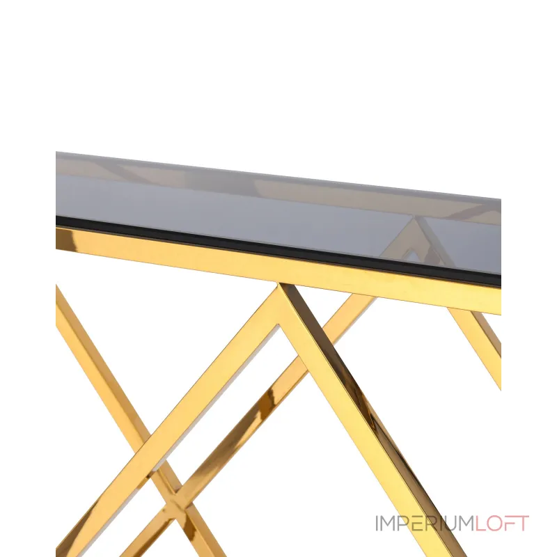 ИНСИГНИЯ 115*30 золото стекло smoke, каркас нержавеющая сталь от ImperiumLoft ИНСИГНИЯ 115*30 золото стекло smoke, каркас нержавеющая сталь от ImperiumLoft