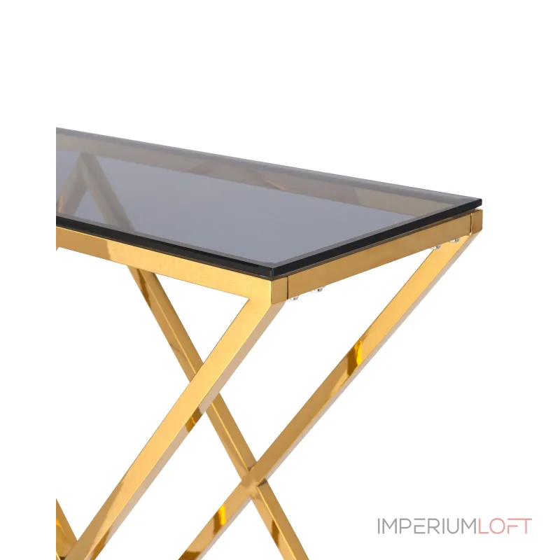 ИНСИГНИЯ 115*30 золото стекло smoke, каркас нержавеющая сталь от ImperiumLoft ИНСИГНИЯ 115*30 золото стекло smoke, каркас нержавеющая сталь от ImperiumLoft