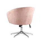 Харис регулируемое розовое мягкое обивка замша от ImperiumLoft