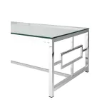 120*60 БРУКЛИН серебро, каркас нержавеющая сталь от ImperiumLoft