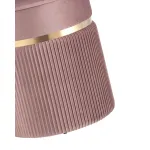 Миранда с ящиком велюр розовый с декоративным золотым ободком от ImperiumLoft