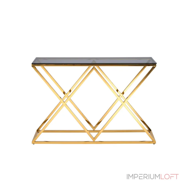 ИНСИГНИЯ 115*30 золото стекло smoke, каркас нержавеющая сталь от ImperiumLoft ИНСИГНИЯ 115*30 золото стекло smoke, каркас нержавеющая сталь от ImperiumLoft