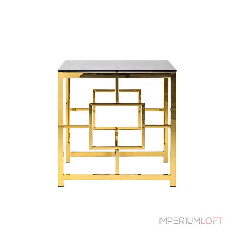 55*55 БРУКЛИН сталь золото стекло smoke от ImperiumLoft 55*55 БРУКЛИН сталь золото стекло smoke от ImperiumLoft