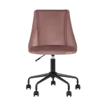 Сиана розовый обивка велюр крестовина металл черный механизм регулировки высоты от ImperiumLoft