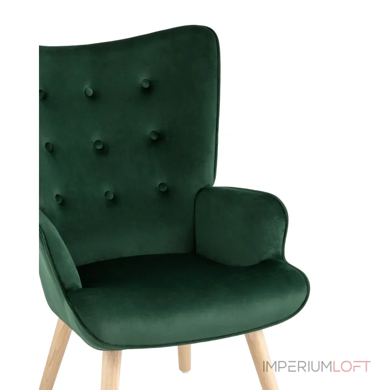 Хью велюр темно-зеленый от ImperiumLoft