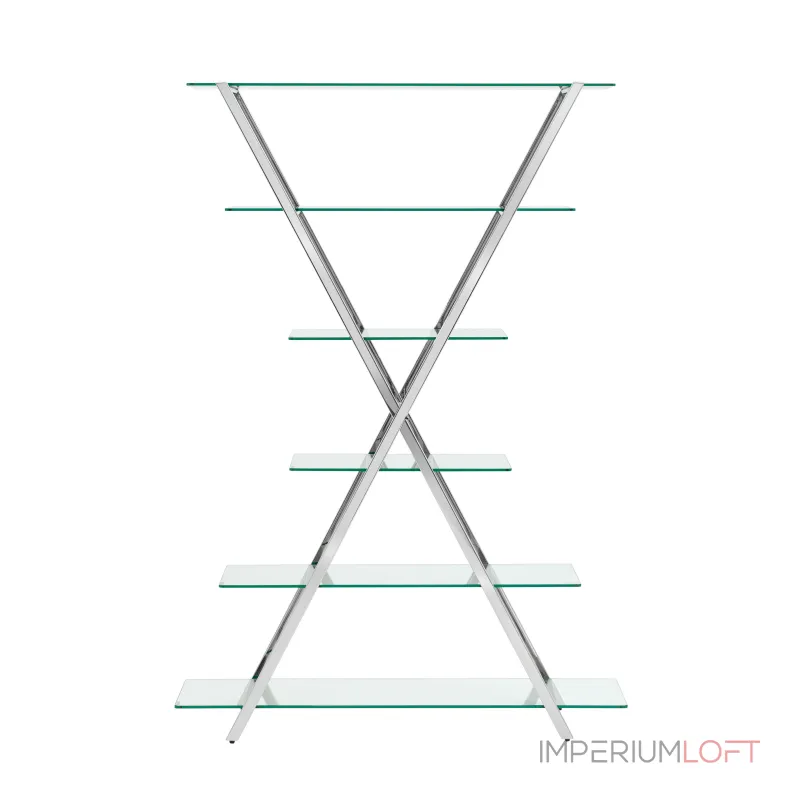 Гейт прозрачное стекло сталь серебро от ImperiumLoft