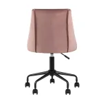 Сиана розовый обивка велюр крестовина металл черный механизм регулировки высоты от ImperiumLoft