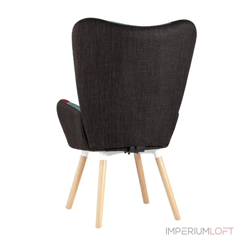 Гранд пэчворк обивка ткань деревянные ножки от ImperiumLoft