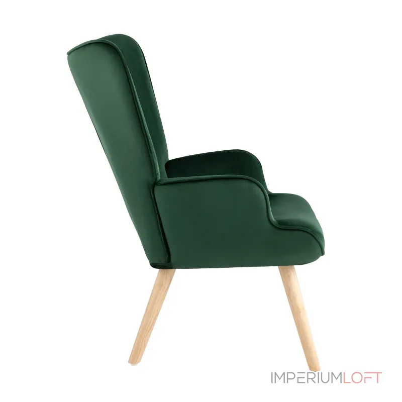 Хью велюр темно-зеленый от ImperiumLoft