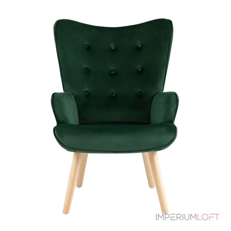 Хью велюр темно-зеленый от ImperiumLoft