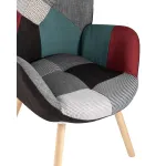 Гранд пэчворк обивка ткань деревянные ножки от ImperiumLoft