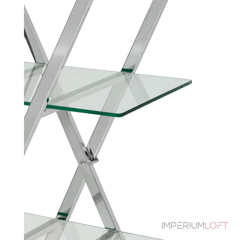 Гейт прозрачное стекло сталь серебро от ImperiumLoft